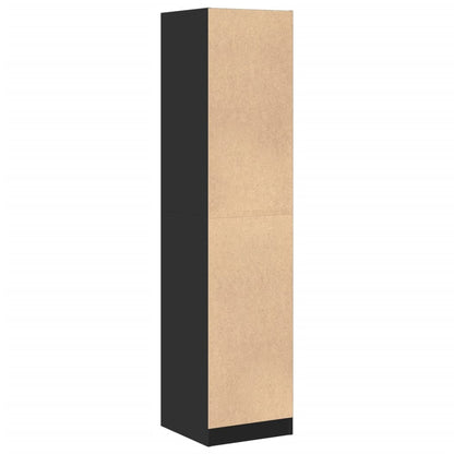 Armadietto da Farmacia Nero 40x41x174,5 cm in Truciolato | homemem39
