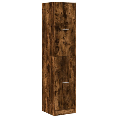 Armadietto da Farmacia Rovere Fumo 40x41x174,5 cm in Truciolato | homemem39