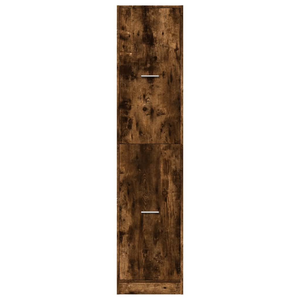 Armadietto da Farmacia Rovere Fumo 40x41x174,5 cm in Truciolato | homemem39