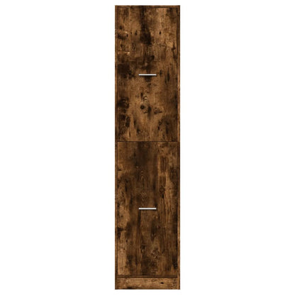 Armadietto da Farmacia Rovere Fumo 40x41x174,5 cm in Truciolato | homemem39