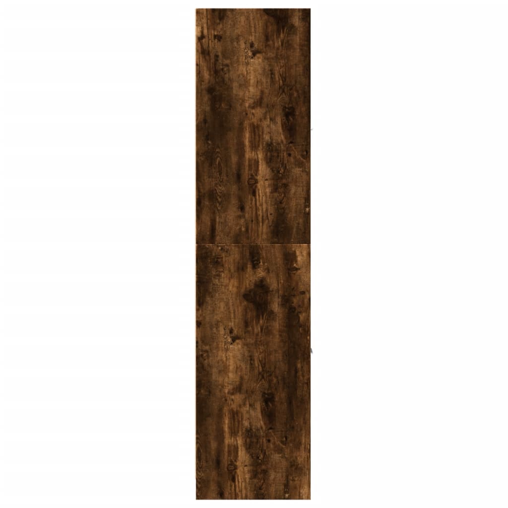 Armadietto da Farmacia Rovere Fumo 40x41x174,5 cm in Truciolato | homemem39