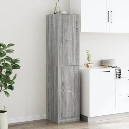 Armadietto da Farmacia Grigio Sonoma 40x41x174,5 cm Truciolato | homemem39