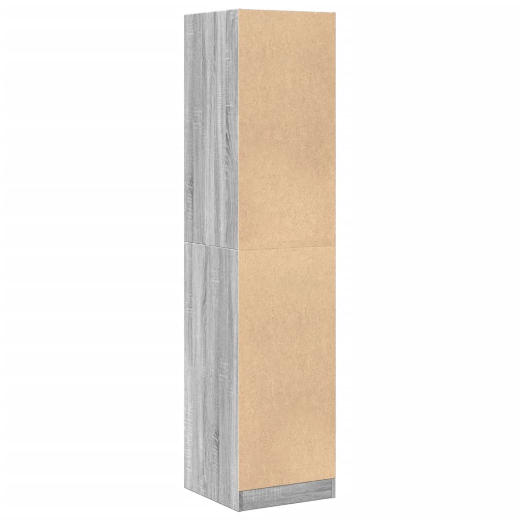 Armadietto da Farmacia Grigio Sonoma 40x41x174,5 cm Truciolato | homemem39