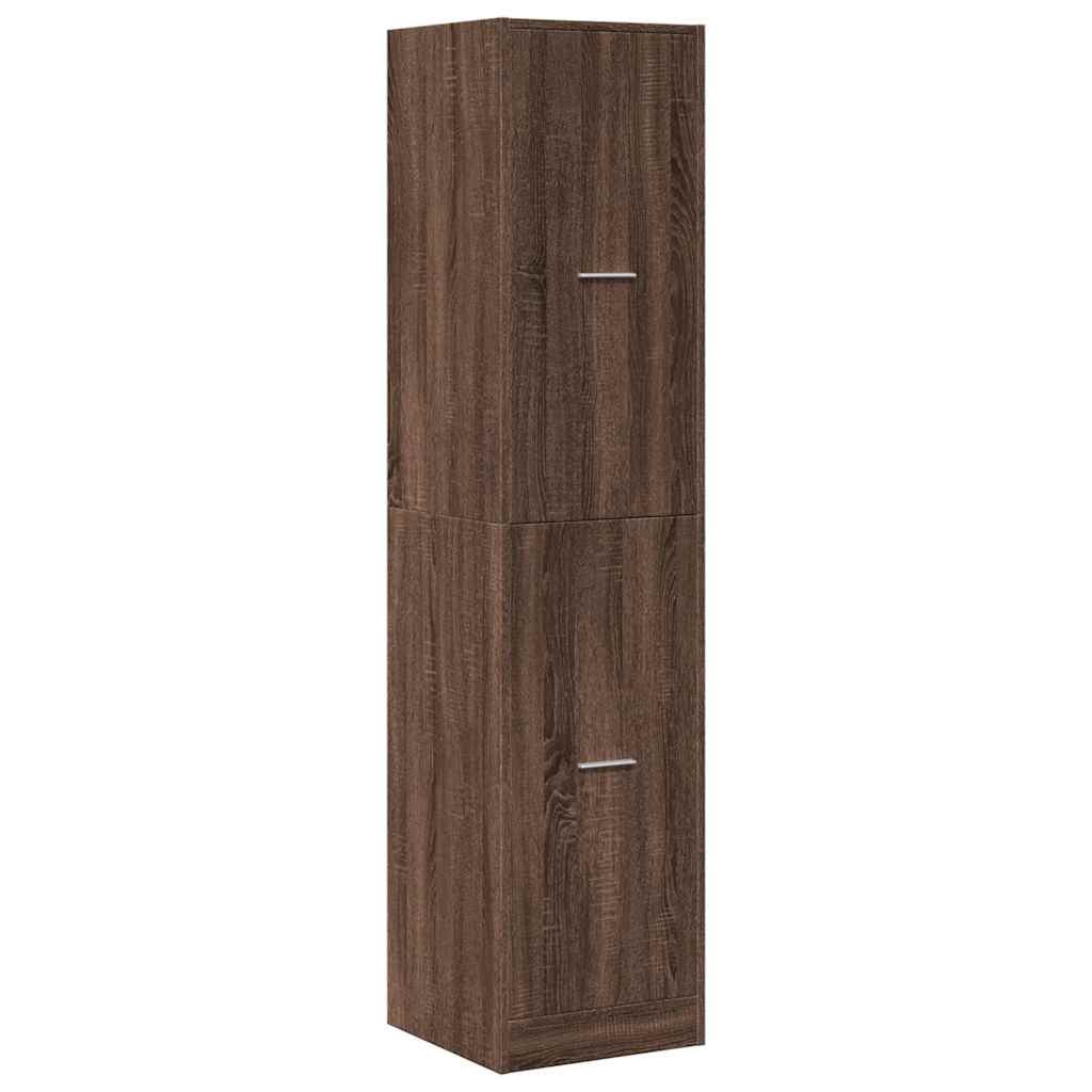 Armadietto da Farmacia Rovere Marrone 40x41x174,5 cm Truciolato | homemem39