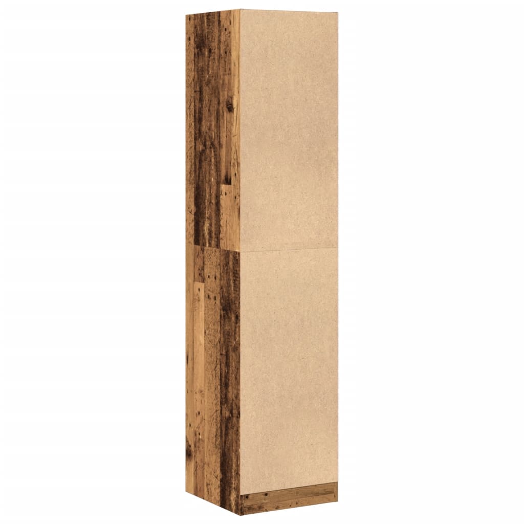 Armadietto da Farmacia Legno Vecchio 40x41x174,5 cm Truciolato | homemem39