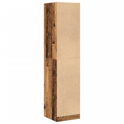 Armadietto da Farmacia Legno Vecchio 40x41x174,5 cm Truciolato | homemem39