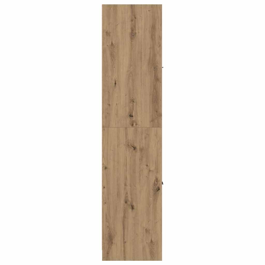 Armadietto da Farmacia Rovere 40x41x174,5 cm in Truciolato | homemem39