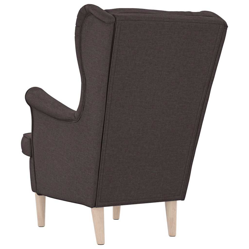 Poltrona Marrone Scuro 74x84x100 cm in Tessuto | homemem39