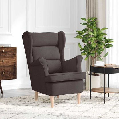 Poltrona Marrone Scuro 74x84x100 cm in Tessuto | homemem39