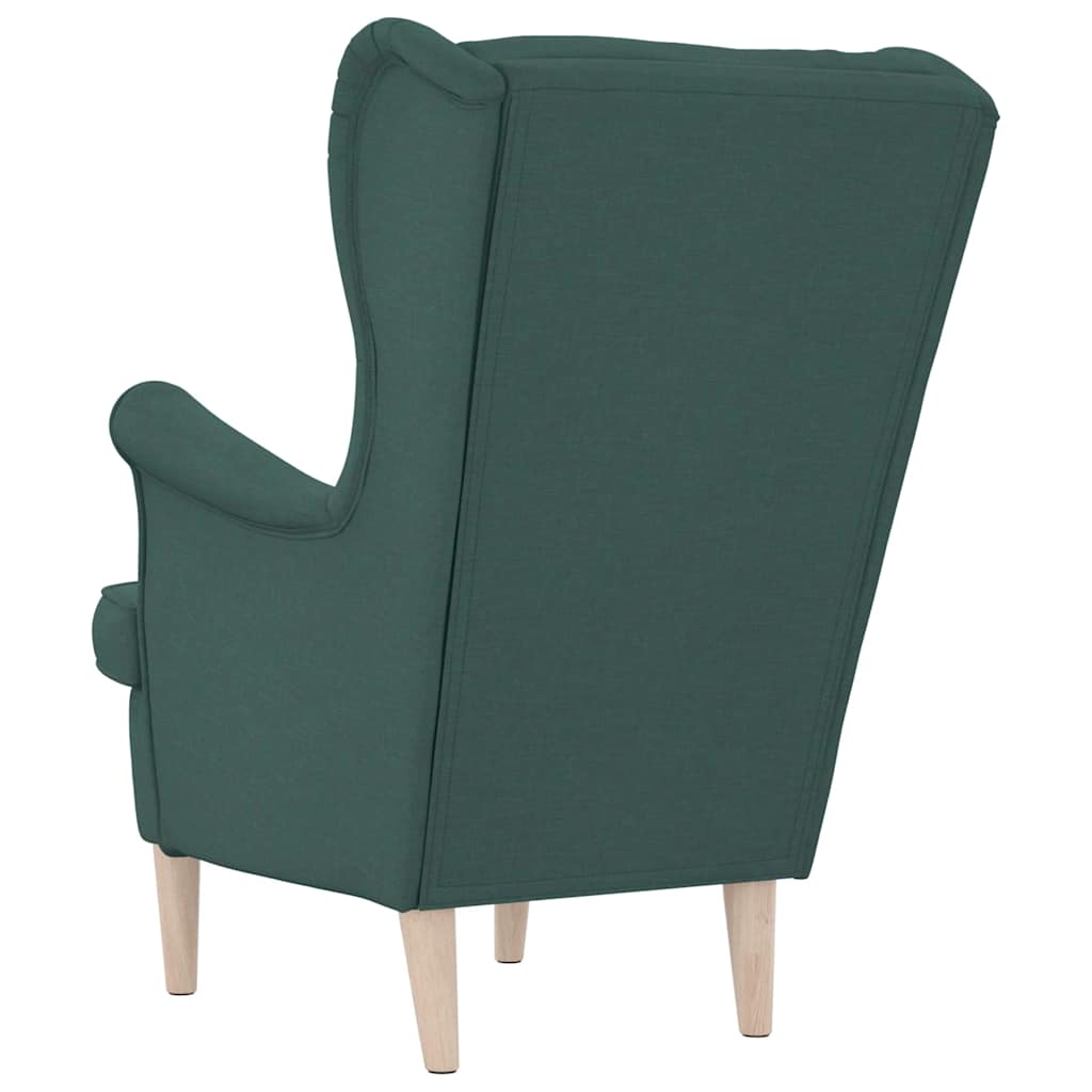 Poltrona Verde Scuro 74x84x100 cm in Tessuto | homemem39