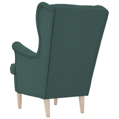 Poltrona Verde Scuro 74x84x100 cm in Tessuto | homemem39