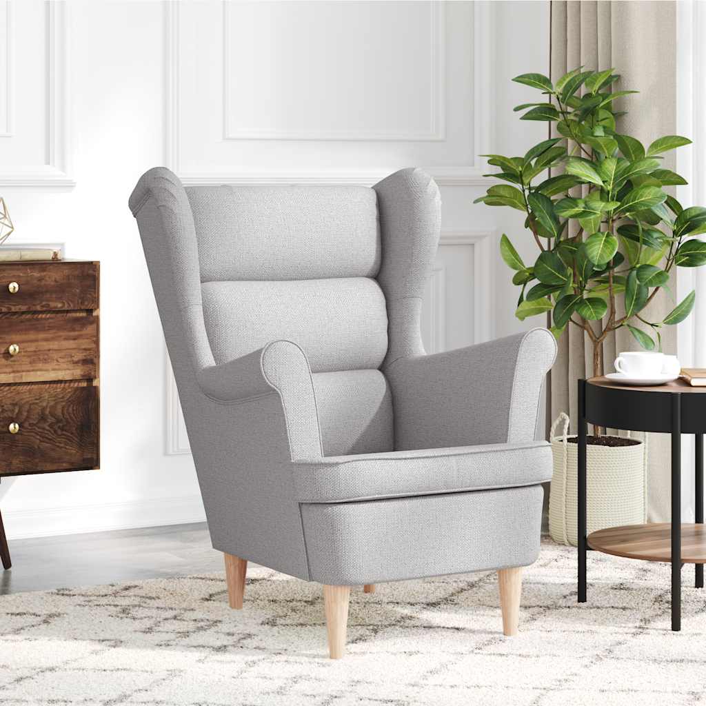 Poltrona Nuvola Grigia 74x84x100 cm in Tessuto - homemem39