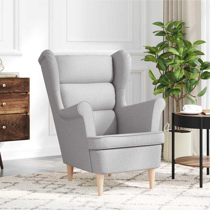 Poltrona Nuvola Grigia 74x84x100 cm in Tessuto - homemem39