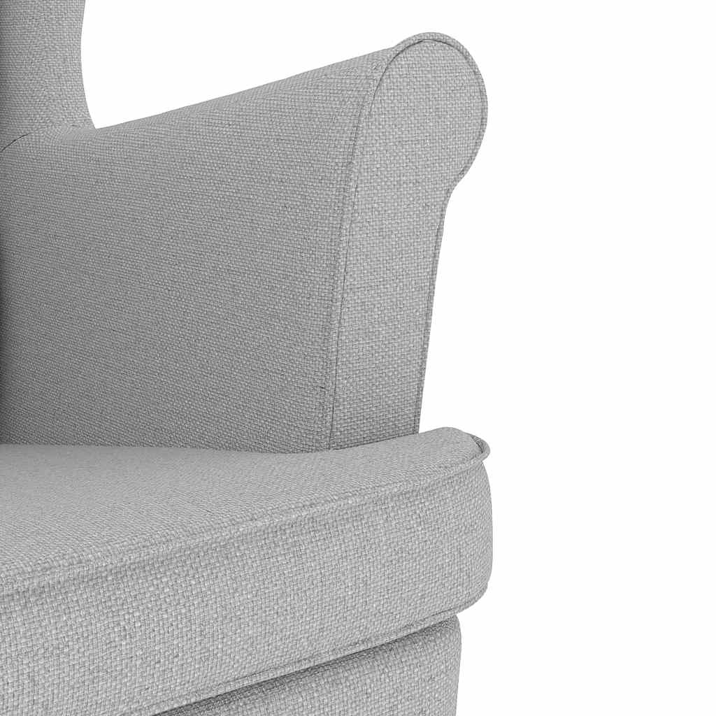 Poltrona Nuvola Grigia 74x84x100 cm in Tessuto - homemem39