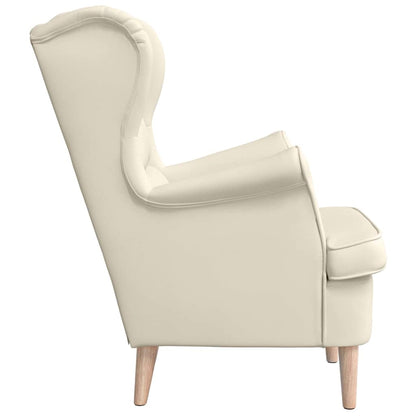 Poltrona Bianca 74x84x100 cm Lino | homemem39