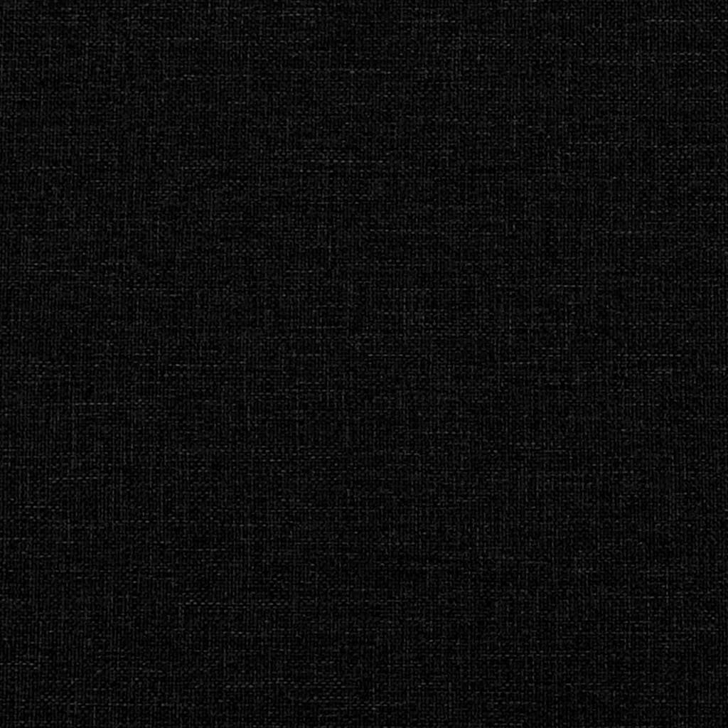 Sedia a Dondolo Nera 74x90x102 cm in Tessuto - homemem39