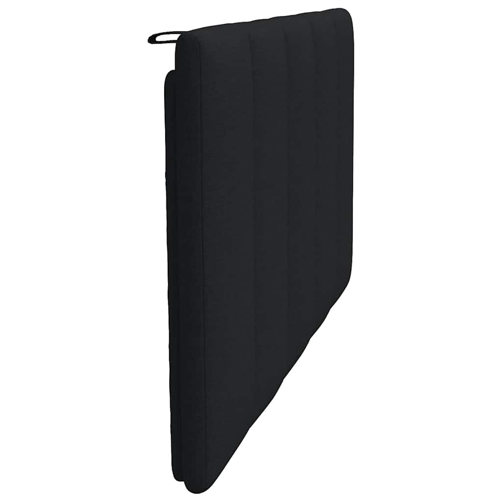 Cuscino Testiera Nero 100 cm in Tessuto - homemem39