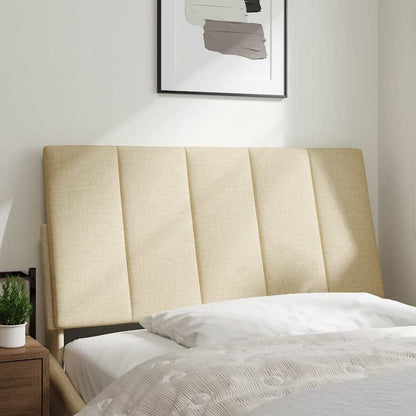 Cuscino Testiera Crema 100 cm in Tessuto - homemem39