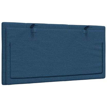 Cuscino Testiera Blu 100 cm in Tessuto - homemem39