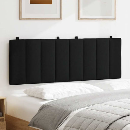 Cuscino Testiera Nero 120 cm in Tessuto - homemem39
