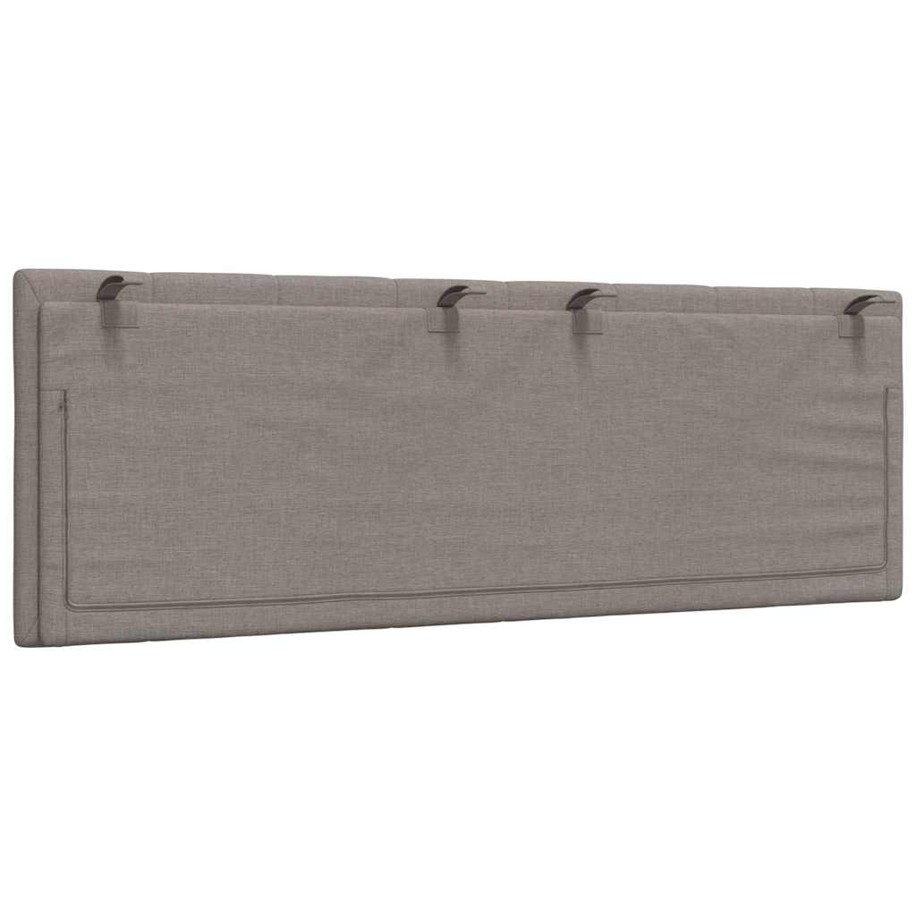 Cuscino Testiera Tortora 140 cm in Tessuto - homemem39