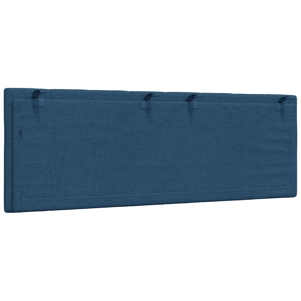 Cuscino Testiera Blu 140 cm in Tessuto - homemem39