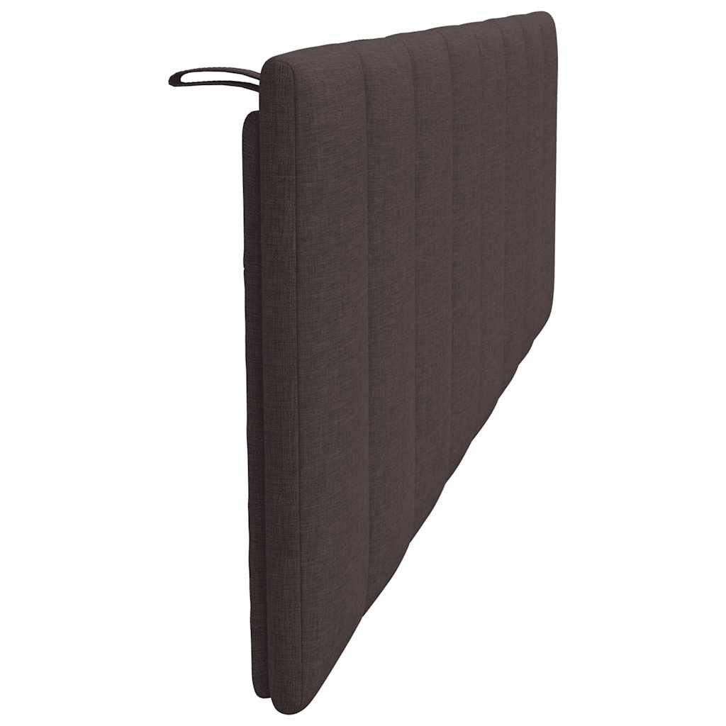 Cuscino Testiera Marrone Scuro 160 cm in Tessuto - homemem39