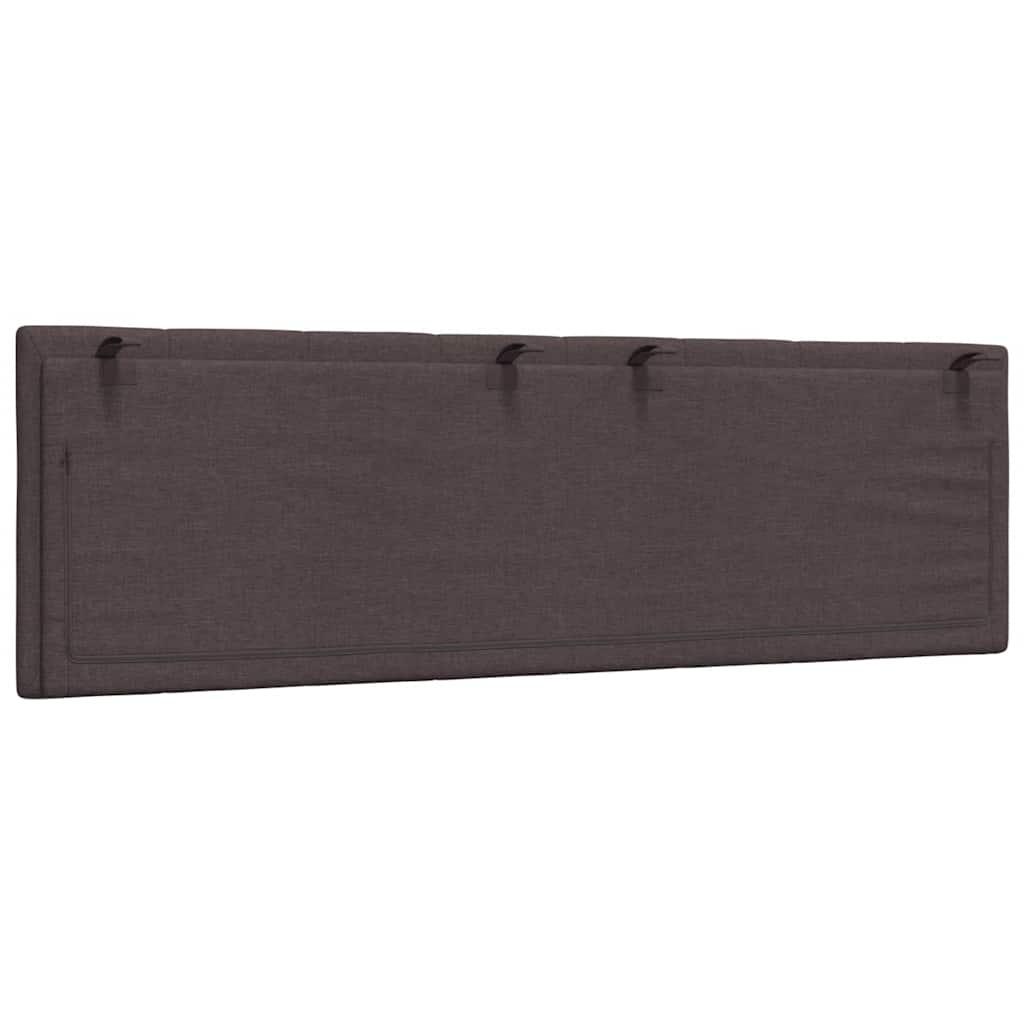 Cuscino Testiera Marrone Scuro 160 cm in Tessuto - homemem39