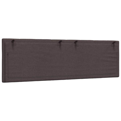Cuscino Testiera Marrone Scuro 160 cm in Tessuto - homemem39
