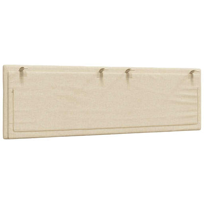 Cuscino Testiera Crema 160 cm in Tessuto - homemem39