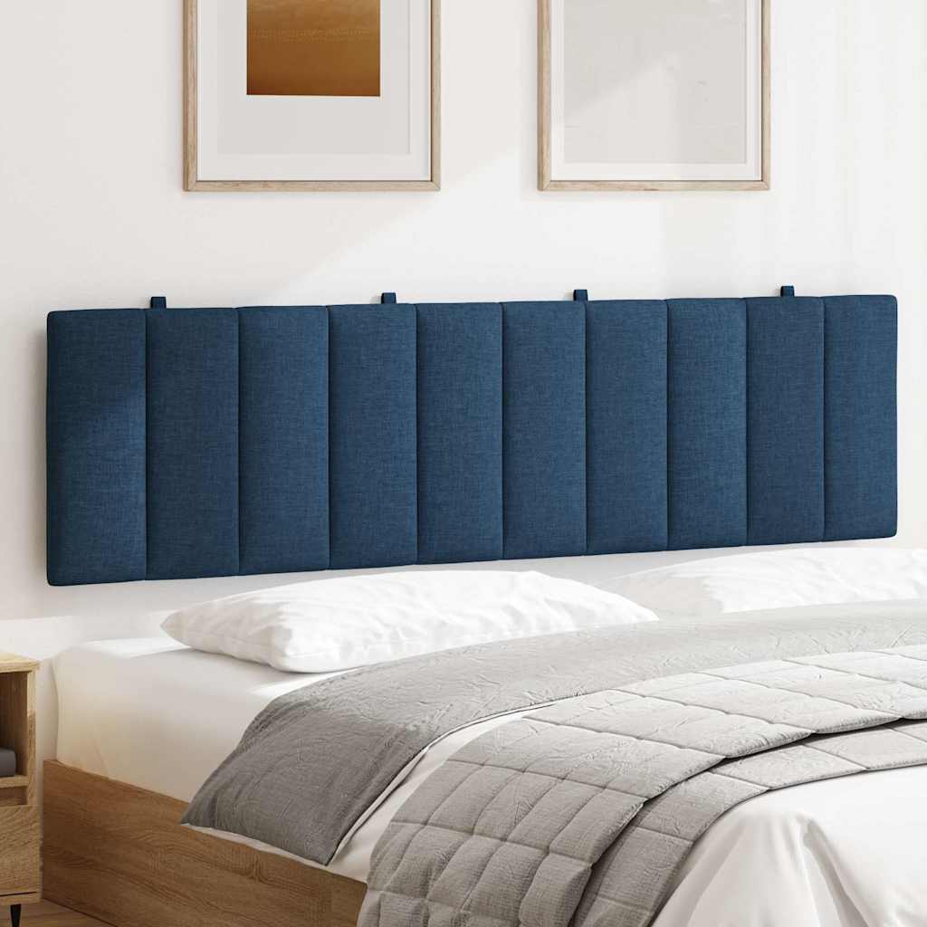 Cuscino Testiera Blu 180 cm in Tessuto - homemem39