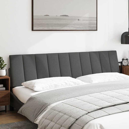 Cuscino Testiera Grigio Scuro 200 cm in Tessuto - homemem39