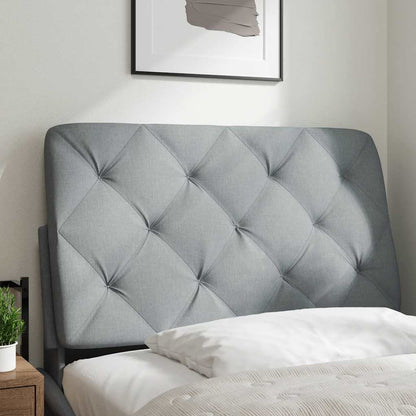 Cuscino Testiera Grigio Chiaro 80 cm in Tessuto | homemem39