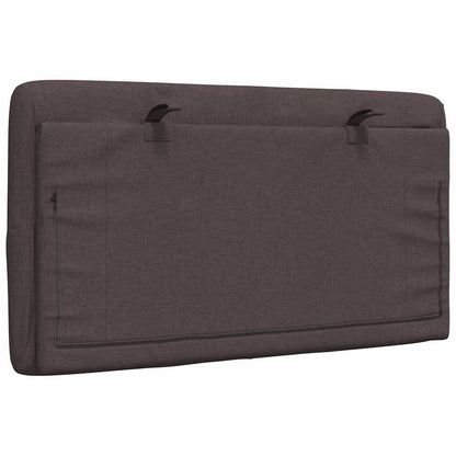 Cuscino Testiera Marrone Scuro 80 cm in Tessuto - homemem39
