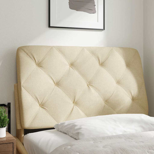 Cuscino Testiera Crema 80 cm in Tessuto