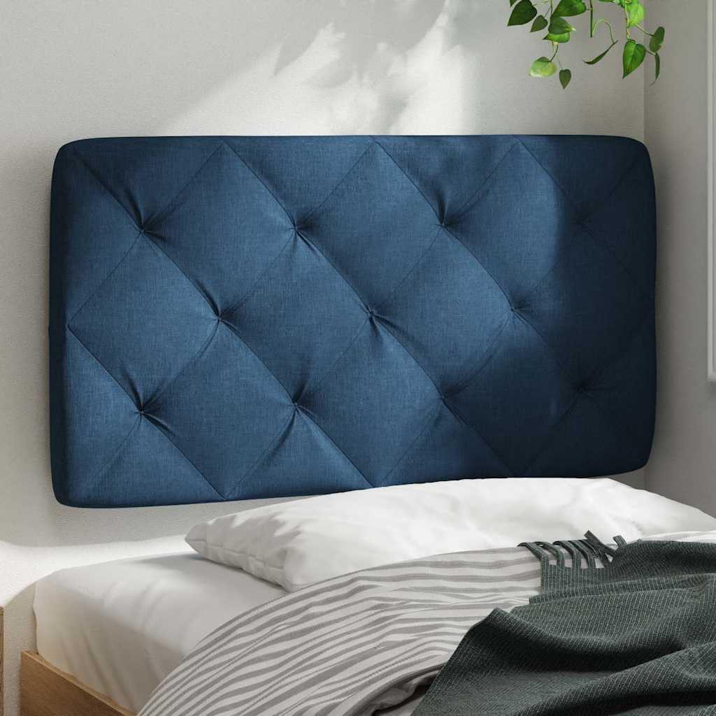 Cuscino Testiera Blu 80 cm in Tessuto - homemem39