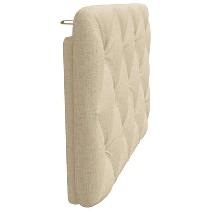 Cuscino Testiera Crema 90 cm in Tessuto - homemem39