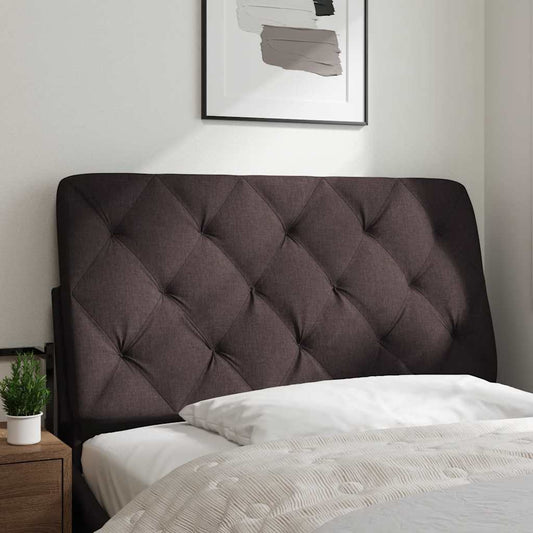 Cuscino Testiera Marrone Scuro 100 cm in Tessuto - homemem39