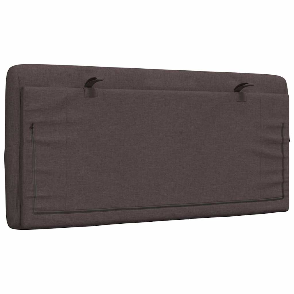 Cuscino Testiera Marrone Scuro 100 cm in Tessuto - homemem39