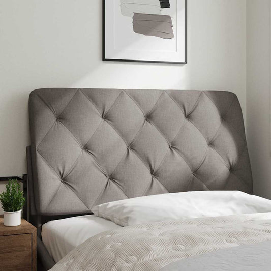 Cuscino Testiera Tortora 100 cm in Tessuto - homemem39