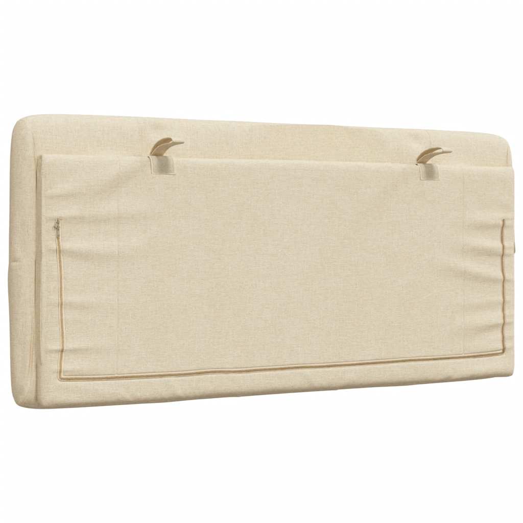 Cuscino Testiera Crema 100 cm in Tessuto | homemem39