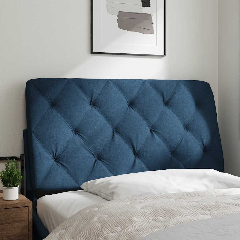 Cuscino Testiera Blu 100 cm in Tessuto