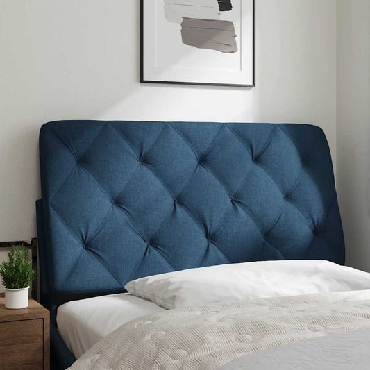 Cuscino Testiera Blu 100 cm in Tessuto