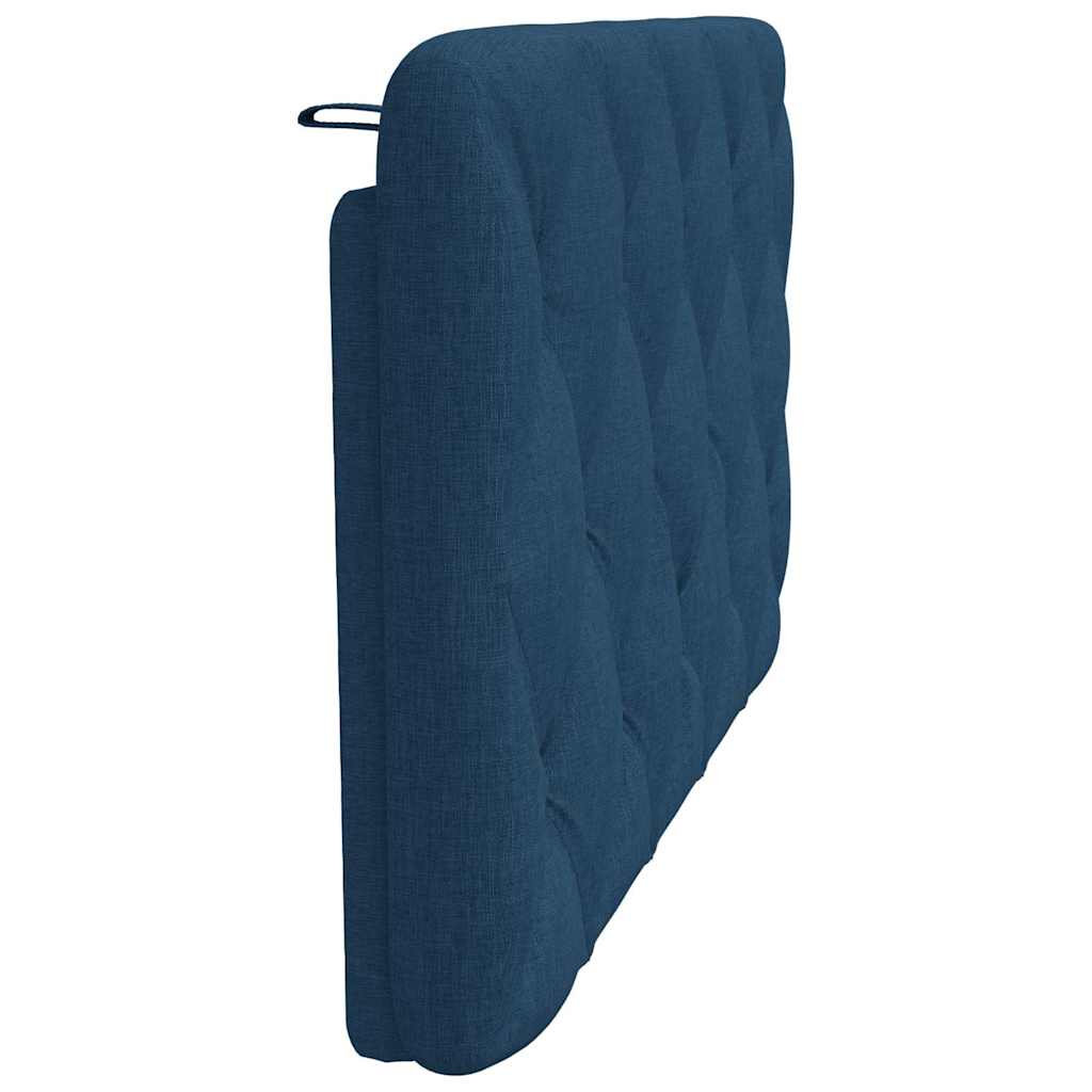 Cuscino Testiera Blu 100 cm in Tessuto