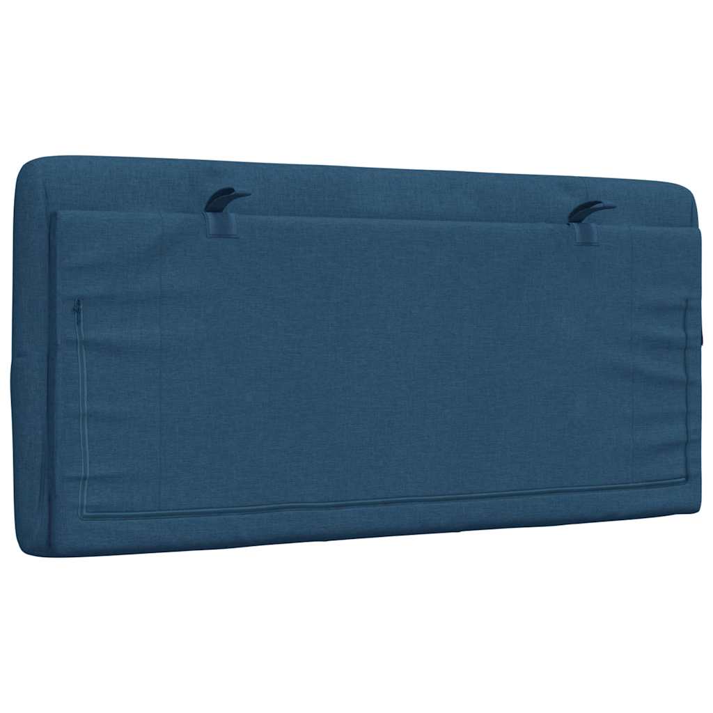 Cuscino Testiera Blu 100 cm in Tessuto