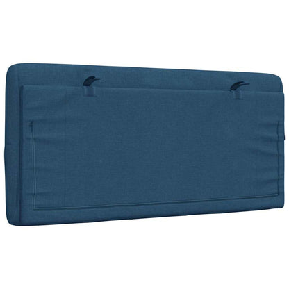 Cuscino Testiera Blu 100 cm in Tessuto