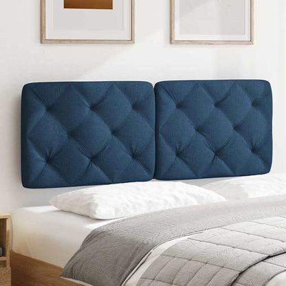 Cuscino Testiera Blu 120 cm in Tessuto - homemem39