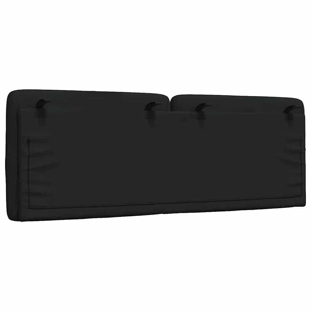 Cuscino Testiera Nero 140 cm in Tessuto - homemem39