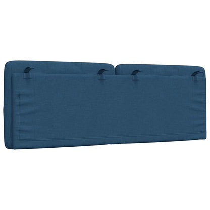 Cuscino Testiera Blu 140 cm in Tessuto