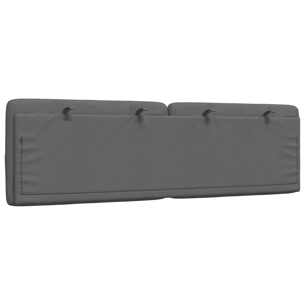 Cuscino Testiera Grigio Scuro 160 cm in Tessuto - homemem39